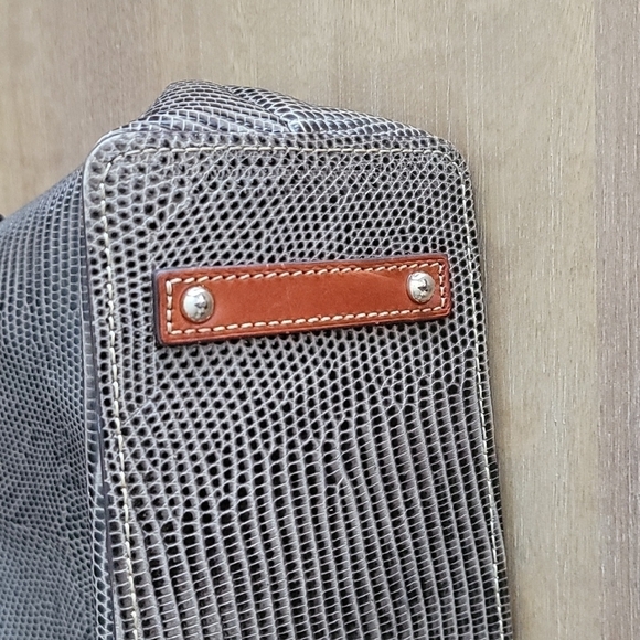 Dooney & Bourke Tallulah Snake Embossed Leather Bag - Picture 10 of 13